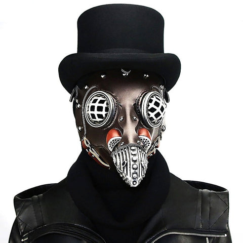 Plague Doctor Gothic Bird Beak Bondage Mask by BDStyle