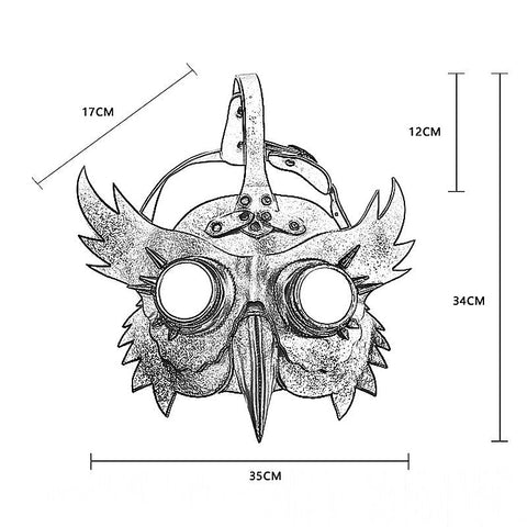 Bird Beak Halloween Costume Props Mask by BDStyle