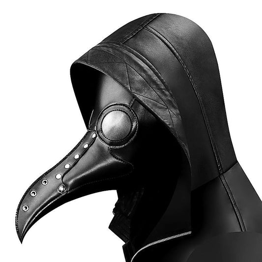 Black Long Nose Beak Steampunk Bird Mask by BDStyle