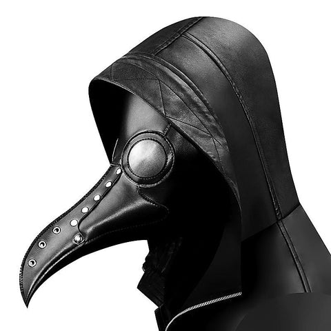 Black Long Nose Beak Steampunk Bird Mask by BDStyle
