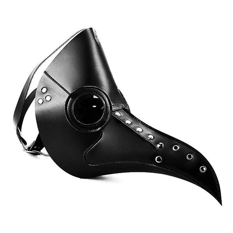 Black Long Nose Beak Steampunk Bird Mask by BDStyle