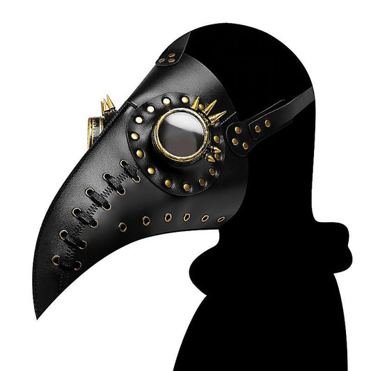 Steampunk Stitch Rivets Beak Mask by BDStyle