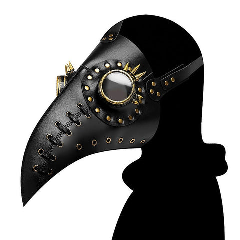 Steampunk Stitch Rivets Beak Mask by BDStyle