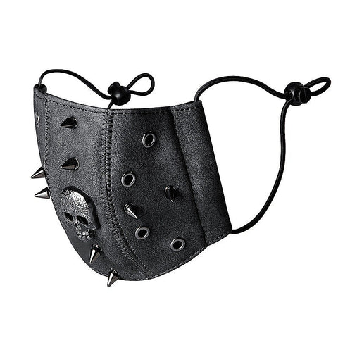 Steampunk Skull Rivets Adjustable Mask by BDStyle