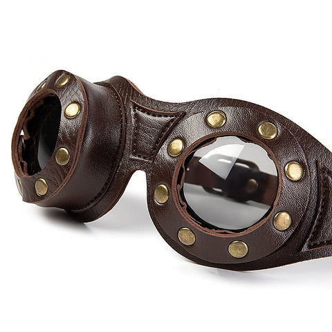 Steampunk Cosplay Motorcycle Goggles by BDStyle