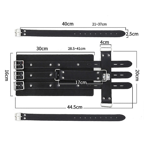 Tie In Wrist Muff Cuffs Bondage Restraint by BDStyle