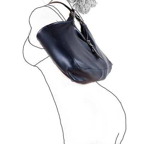 Tight Bondage Locking Armbinder Back-Bag Sheath by BDStyle