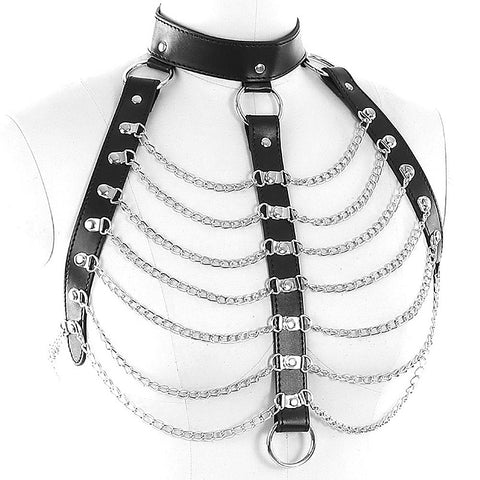 Zena Open Breast Fetish Body Harness by BDStyle