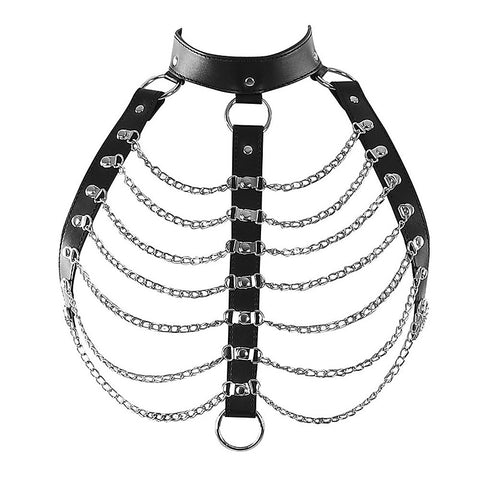 Zena Open Breast Fetish Body Harness by BDStyle