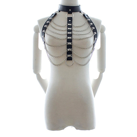 Zena Open Breast Fetish Body Harness by BDStyle