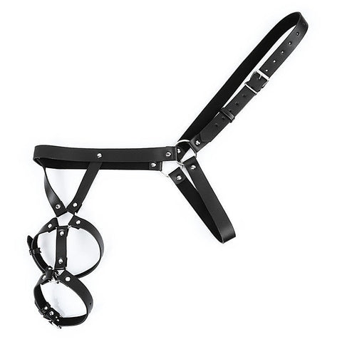 One Shoulder Strap Body Chest Half Harness Belt by BDStyle