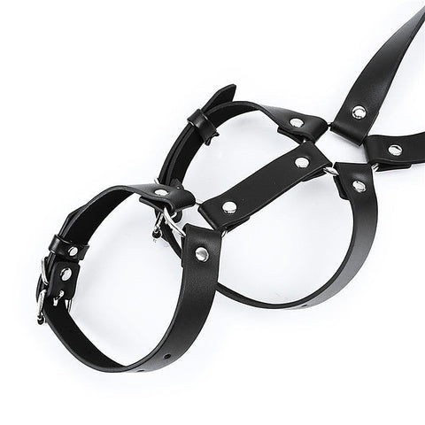 One Shoulder Strap Body Chest Half Harness Belt by BDStyle