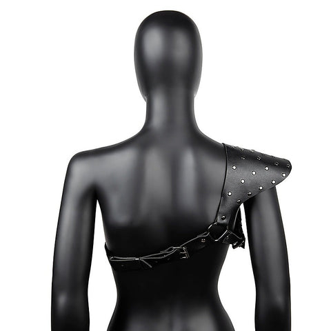 One Shoulder Fetish Play Chest Harness by BDStyle