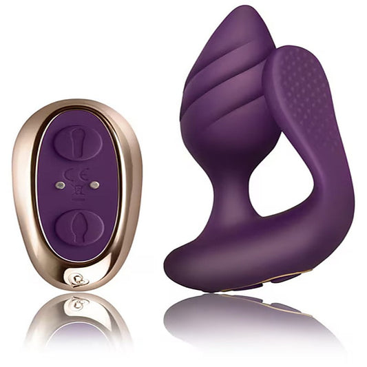 Cocktail Double Stimulation Butt Plug by Rocks Off