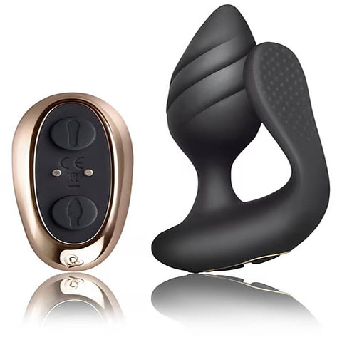 Cocktail Double Stimulation Butt Plug by Rocks Off