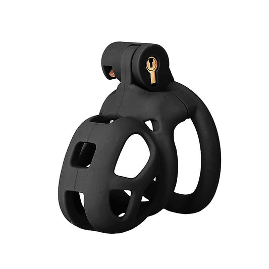 Micro Cock Cage 4 Interchangeable Rings by Love In Leather