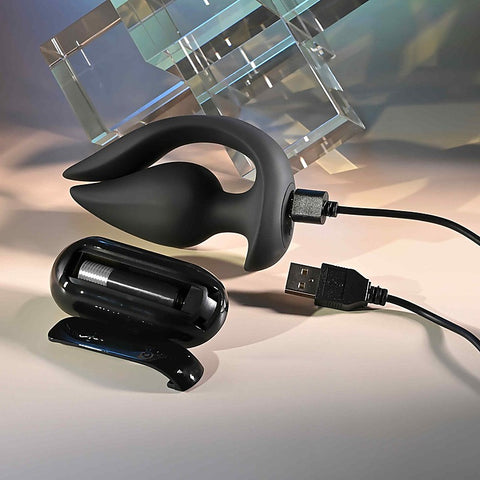 The Genie Rechargeable Vibrating Butt Plug by Evolved
