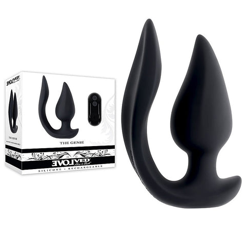 The Genie Rechargeable Vibrating Butt Plug by Evolved