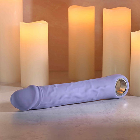 LARGE PURPLE FANTASY USB Rechargeable Vibrator by Evolved