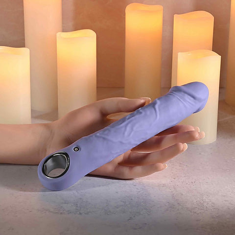 LARGE PURPLE FANTASY USB Rechargeable Vibrator by Evolved