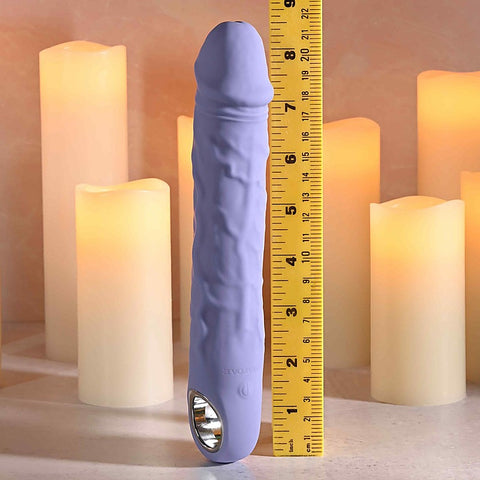 LARGE PURPLE FANTASY USB Rechargeable Vibrator by Evolved
