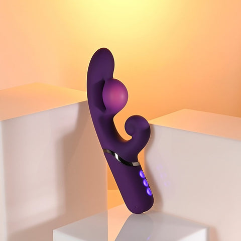 Pleasure Puff Rechargeable Inflatable Rabbit Vibe by Evolved