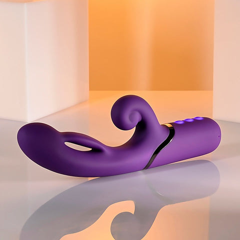 Pleasure Puff Rechargeable Inflatable Rabbit Vibe by Evolved