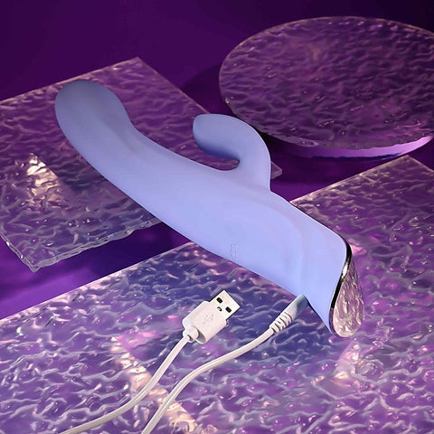 Lavender Love USB Rechargeable Rabbit Vibrator by Evolved
