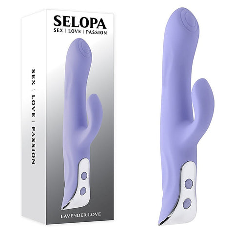 Lavender Love USB Rechargeable Rabbit Vibrator by Evolved