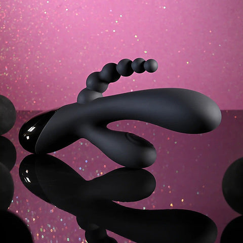 TRIPLE ACES Rechargeable Triple Stimulator Vibe by Evolved
