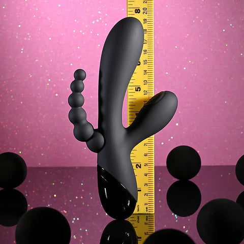 TRIPLE ACES Rechargeable Triple Stimulator Vibe by Evolved