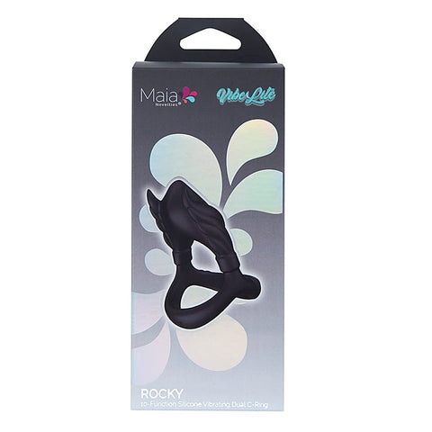 ROCKY USB Rechargeable Vibrating Cock & Balls Cock Ring