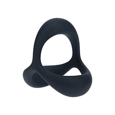 Tri O Ergo Silicone Cock and Balls Cock Rings by Shots Toys
