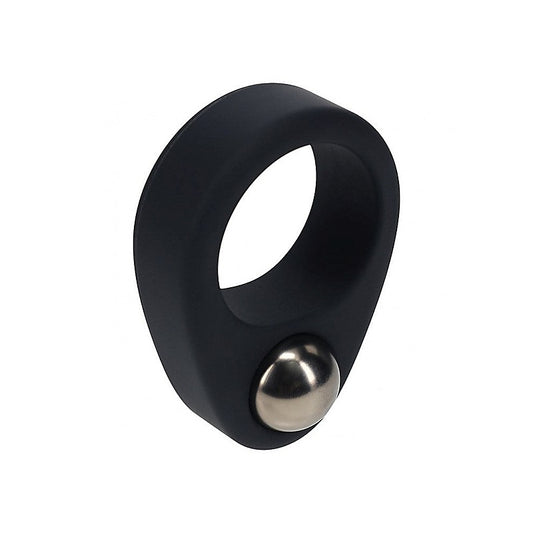 Single Weighted Ball Men's Cock Ring by Shots Toys