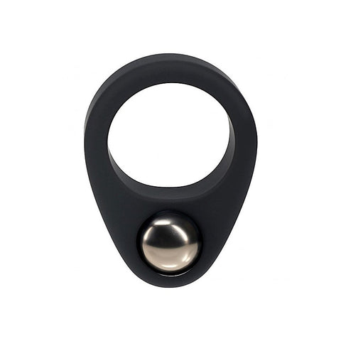 Single Weighted Ball Men's Cock Ring by Shots Toys