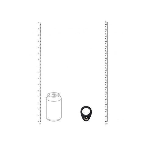 Single Weighted Ball Men's Cock Ring by Shots Toys