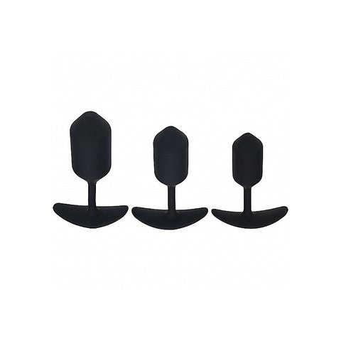 LEVELZ 3 Pack Silicone Weighted Anal Plug Training Set