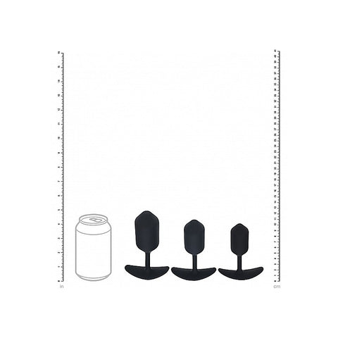 LEVELZ 3 Pack Silicone Weighted Anal Plug Training Set