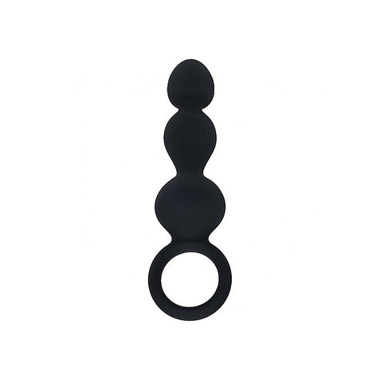 LEVELZ Beaded Silicone Anal Probe with Loop by Shots Toys
