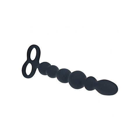 LEVELZ Beaded Anal Probe with Double Loop Anal Beads