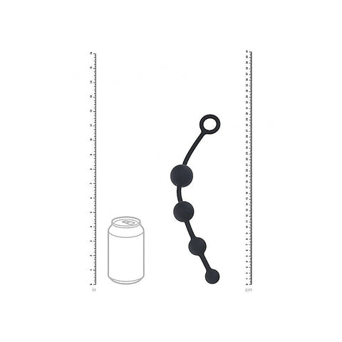 LEVELZ Curved Silicone Anal Play Beads by Shots Toys