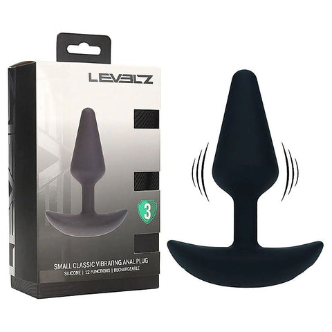 LEVELZ Classic Vibrating Silicone Anal Plug by Shots Toys