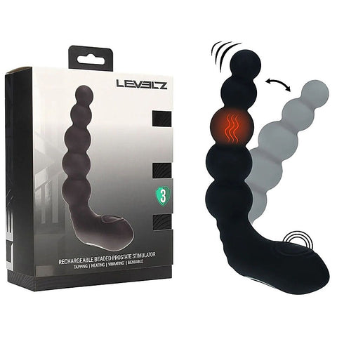 LEVELZ Rechargeable Heating Beaded Prostate Massager