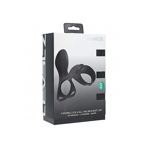 LEVELZ Vibrating Cock & Ball Ring by Shots Toys