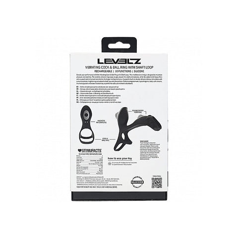 LEVELZ Vibrating Cock & Ball Ring by Shots Toys