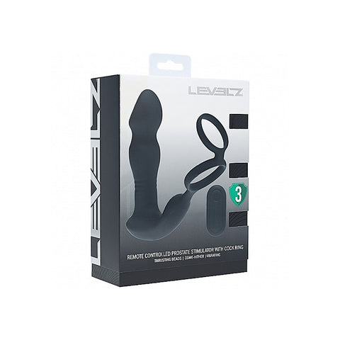 LEVELZ Remote Controlled Prostate Stimulator with Cock Ring