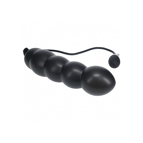 Beaded Inflatable Silicone Anal Plug by Shots Toys