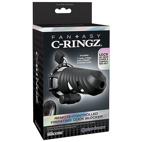 Fantasy C-Ringz Remote-Controlled Vibrating Cock Blocker