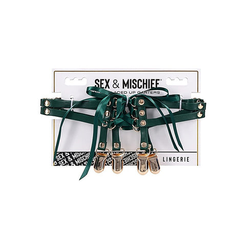 Indica Laced Up Bondage Garters by Sportsheets