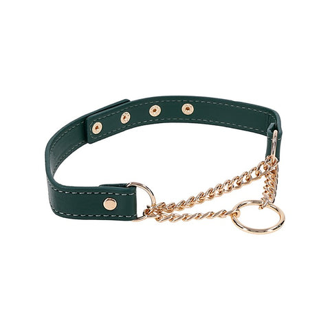 Indica Day Faux Leather Bondage Collar by Sportsheets